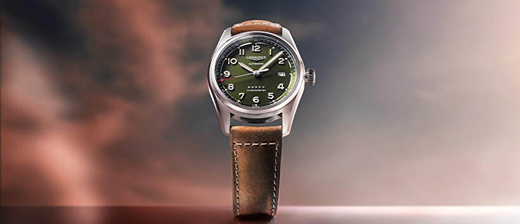 Longines Spirit в зеленом цвете